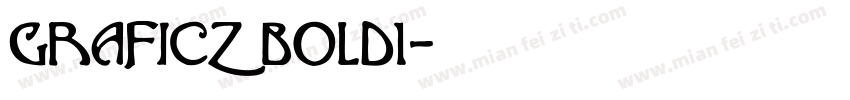 Graficz BoldI字体转换